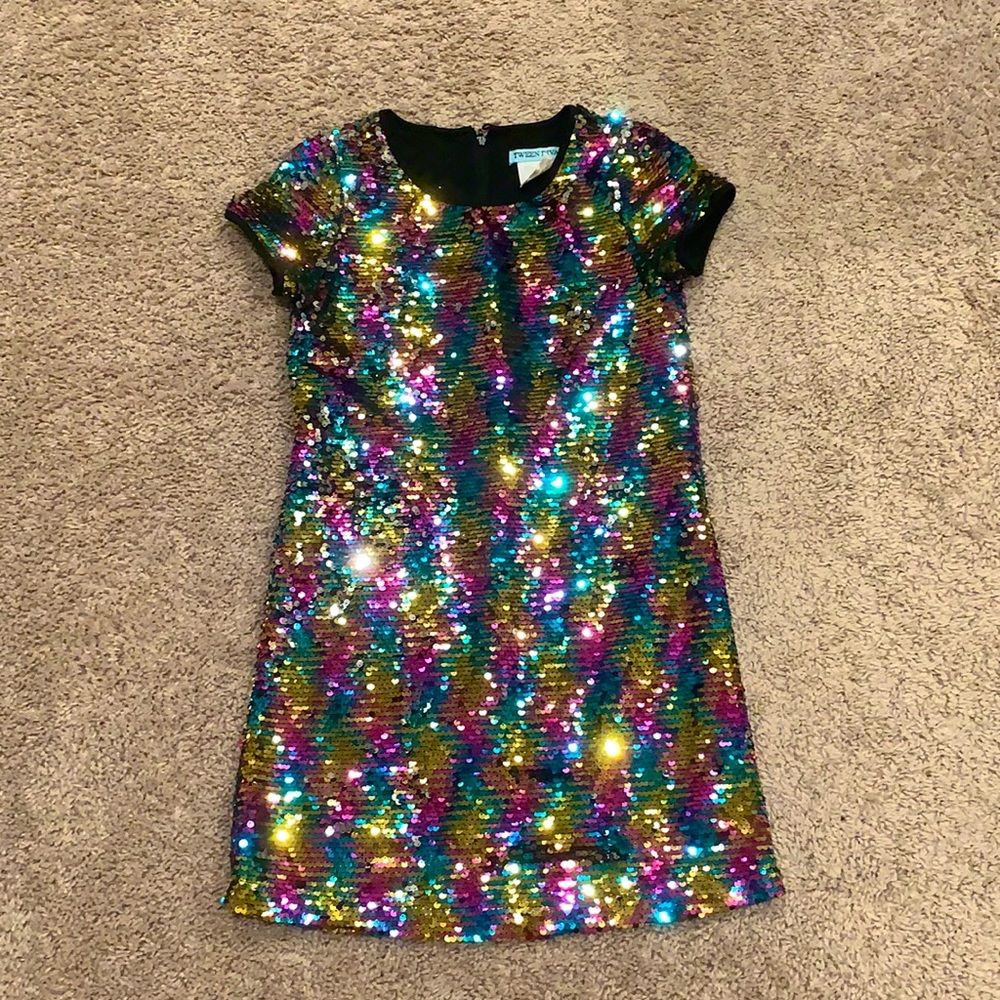 Tween Diva Party Dress sequins